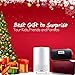 IMAXPLUS Laser Light Projector with Bluetooth Speaker, Portable Music Strobe Light RGB Laser Light for Xmas Party, Outdoors Camping, Festivals and Garden Decoration