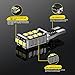 4Pcs 912 921 LED High-Power Lossless Backup Light Bulbs with 2835 15-SMD Chipsets T15 906 W16W Back Up Lights bulbs, 6000K Xenon White