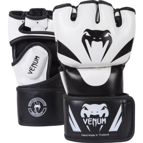 Venum "attack" mma gloves, black/white, medium