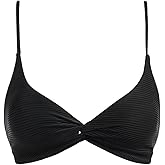BERLOOK Women's Twist Backless Criss Cross Back Bathing Swimwear Cheeky Bikini Top