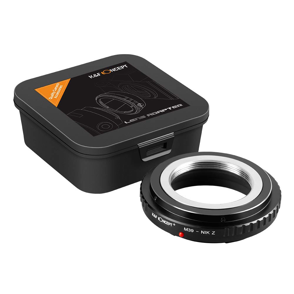 K&F CONCEPT Lens Mount Adapter Compatible with M39 Mount Lens to Nikon Z Mount Camera Body