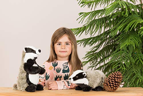 Teddy Hermann 90815 Dachs 30 cm, Kuscheltier, Plüschtier mit recycelter Füllung – Bild 4