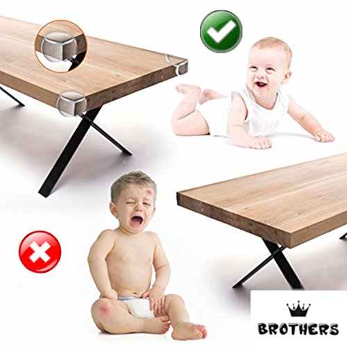 Corner Protector - Keep Babies from Sharp Edge of Table, Furniture and Desk - Best Baby Safety Corner Guards from Injuries - High Resistant Adhesive (20 Pack)