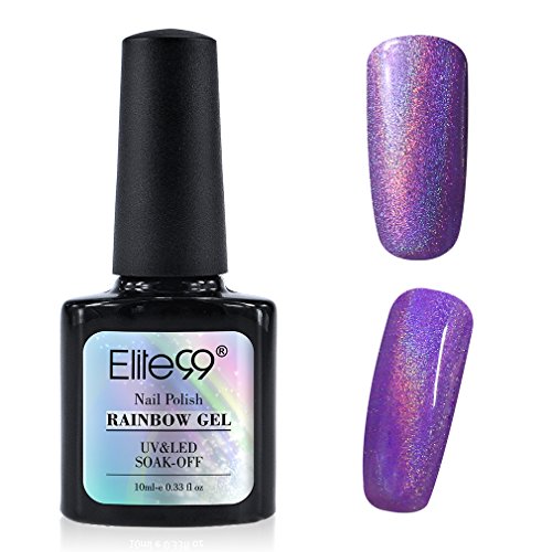 Elite99 Colorful Rainbow Gel Polish Soak Off UV LED Nail Art Holographic Manicure 10ML 7010 Elite99 Colorful Rainbow Gel Polish Soak Off UV LED Nail Art Holographic Manicure 10ML 7010