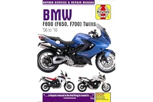 I5MOTORCYCLE HAYNES REPAIR MANUAL 4872 for BMW F 650 700 800 F650 F700 F800 S ST GS GT R 2006-2016
