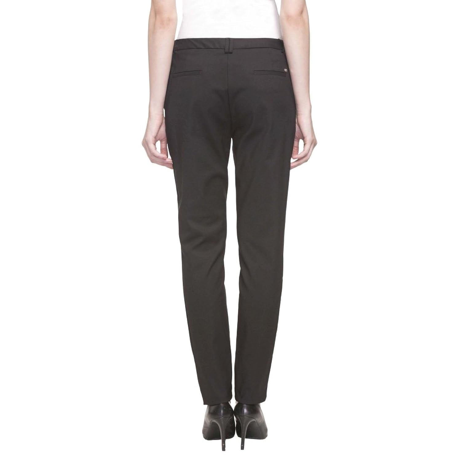allen solly womens 4 pocket solid formal trousers