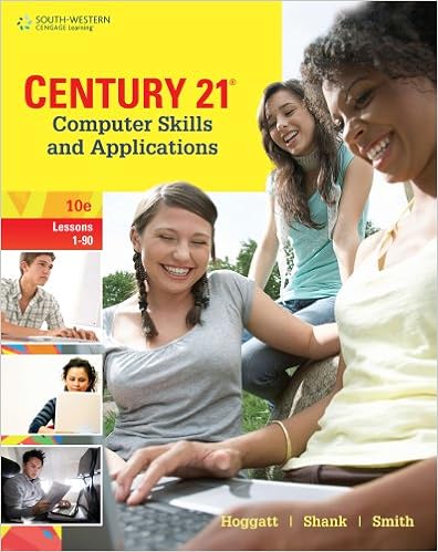  Century 21 Puter Skills And Applications Lessons 1 90 Century 21 Keyboarding Ebook Hoggatt Jack P Shank Jon A Smith James R Kindle Store