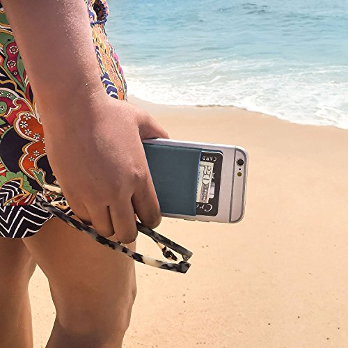 image for Magic Vosom Mobile Stick-on Pocket Card Wallet Compatible with Iphone 