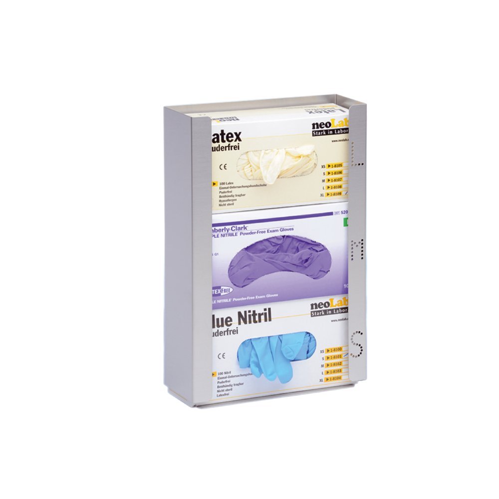 Neolab 1-6805 Glove Dispenser Stainless Steel with Marking, L, M, S