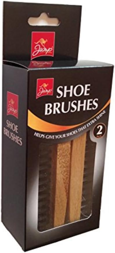 Jump Shoe Polishing Brushes 2 Pieces Pack Set