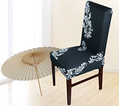 BleuMoo Multicolor Optional Soft Contracted Hotel Home Elastic Chair Cover (Pattern 2) - Thumbnail 2