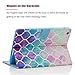 iPad Mini Case - LittleMax(TM) Synthetic Leather Auto Wake/Sleep Stand Case [Card Holder] Flip Folio Wallet Case Cover for iPad Mini 3/2/1 [Free Cleaning Cloth,Stylus Pen]--# Colorful Circles