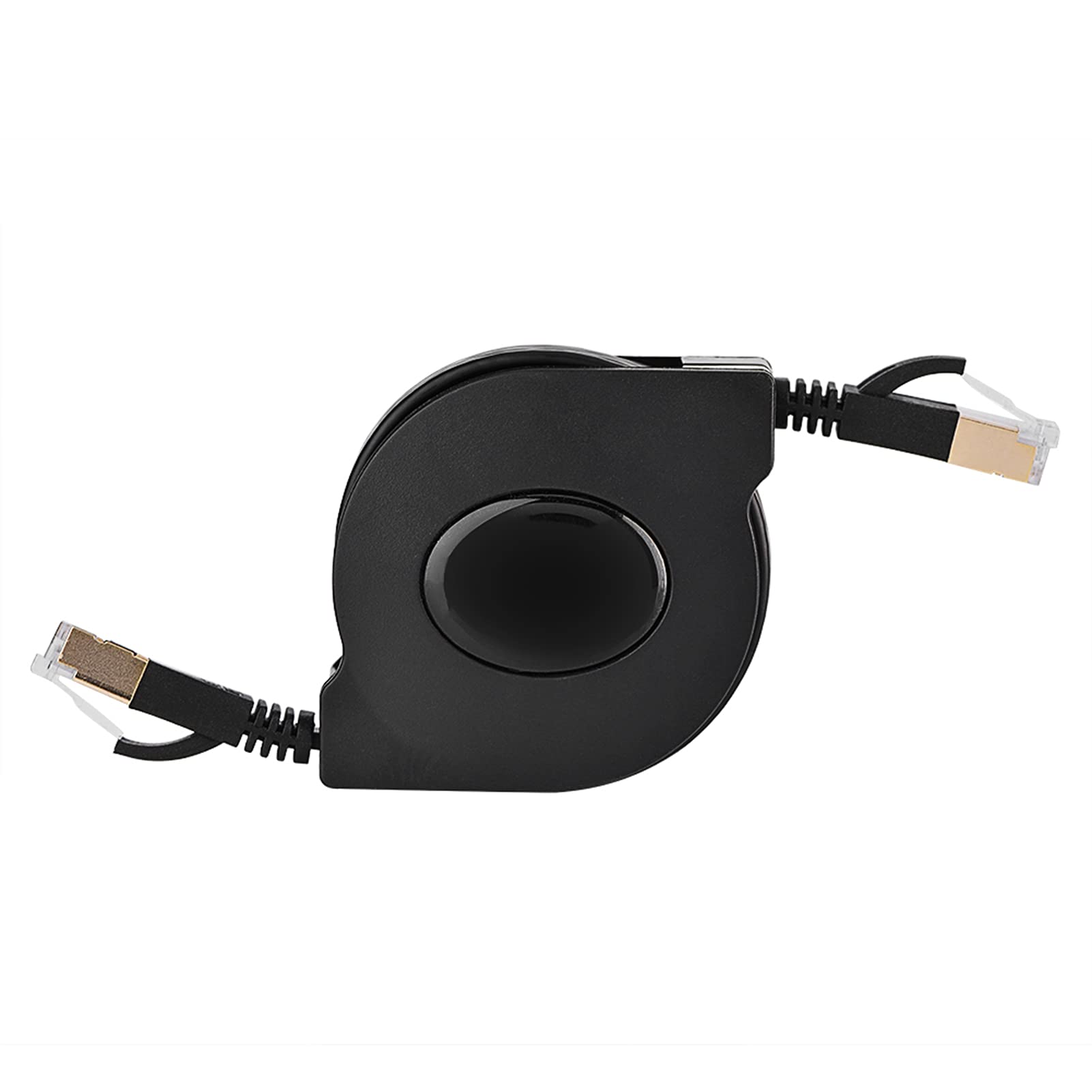 Cat 7 Ethernet Cable,Retractable CAT7 RJ45 Patch Shielded Lan Network Cable Flat Ethernet Cord,for Laptop, Computer,Modem,Switch and Router,CAT7 RJ45 Networking Cable