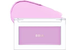 BBI@ BBIA BBIA Ready To Wear Downy Cheek Cream Blush 8 Color - Creamy Blendable & Buildable Blush Dewy Texture & Matte Finish High Pigment Longlasting Lightweight Natural Face Makeup, 0.12oz (04 DOWNY LAVENDER)