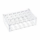 KNMNIU Acrylic Test Tube Rack Holder, 24 Sockets