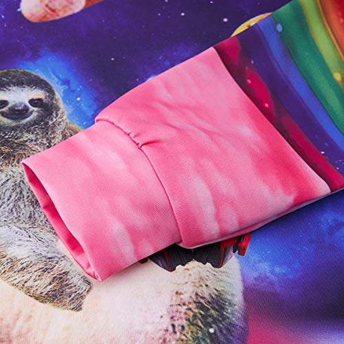 TUONROAD Graphic Sweatshirt for Teen Girls Boys Alpaca Pizza Kangaroo Pocket Hoody Long Sleeve Hoodie