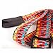 MUSIC FIRST Hawaii Woven Rainbow Adjustable Colorful Meshbelt and Genuine Leather Ukulele Strap Shoulder Strap version 2.0