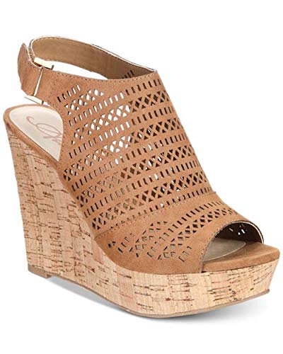 American Rag Womens Charlizec Open Toe Special Occasion, Cognac, Size 10.5