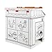 UC Global Trade Inc Shop Playhouse for Creative Coloring & - Cardboard House for Kids and Additional Sticker Decorations & 3D Puzzle Coloring Castle for Kids and Adults Educational DIY Build (Shop)