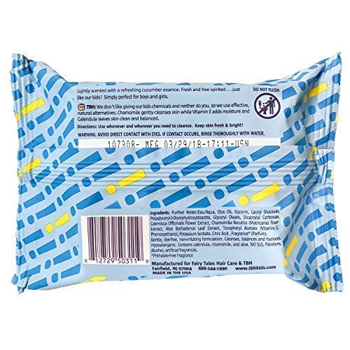 TBH Kids Gentle Facial Wipes Kids Daily Face Cleansing Wipes