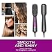 mesky Hot Air Brush & Hair Straightener Brush, 4-in-1 Hair Dryer Brush Styler for Drying, Straightening, Curling, Salon Negative Ion Infrared Hair Care Multi-function Hair Styling Tools (Dark gray)thumb 2
