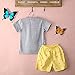 Baby Boys 2-Piece Outfit Set Top, Shorts,Grey,2T,90