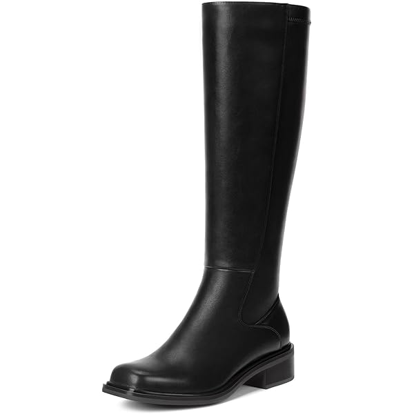 Amazon.com | Naturalizer Womens Brent Knee High Boot Black Leather