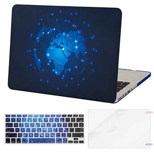 Mosiso Plastic Pattern Hard Case with Keyboard Cover with Screen Protector Only for MacBook Pro Retina 13 Inch No CD-Rom (A1502/A1425, Version 2015/2014/2013/end 2012), Constellation