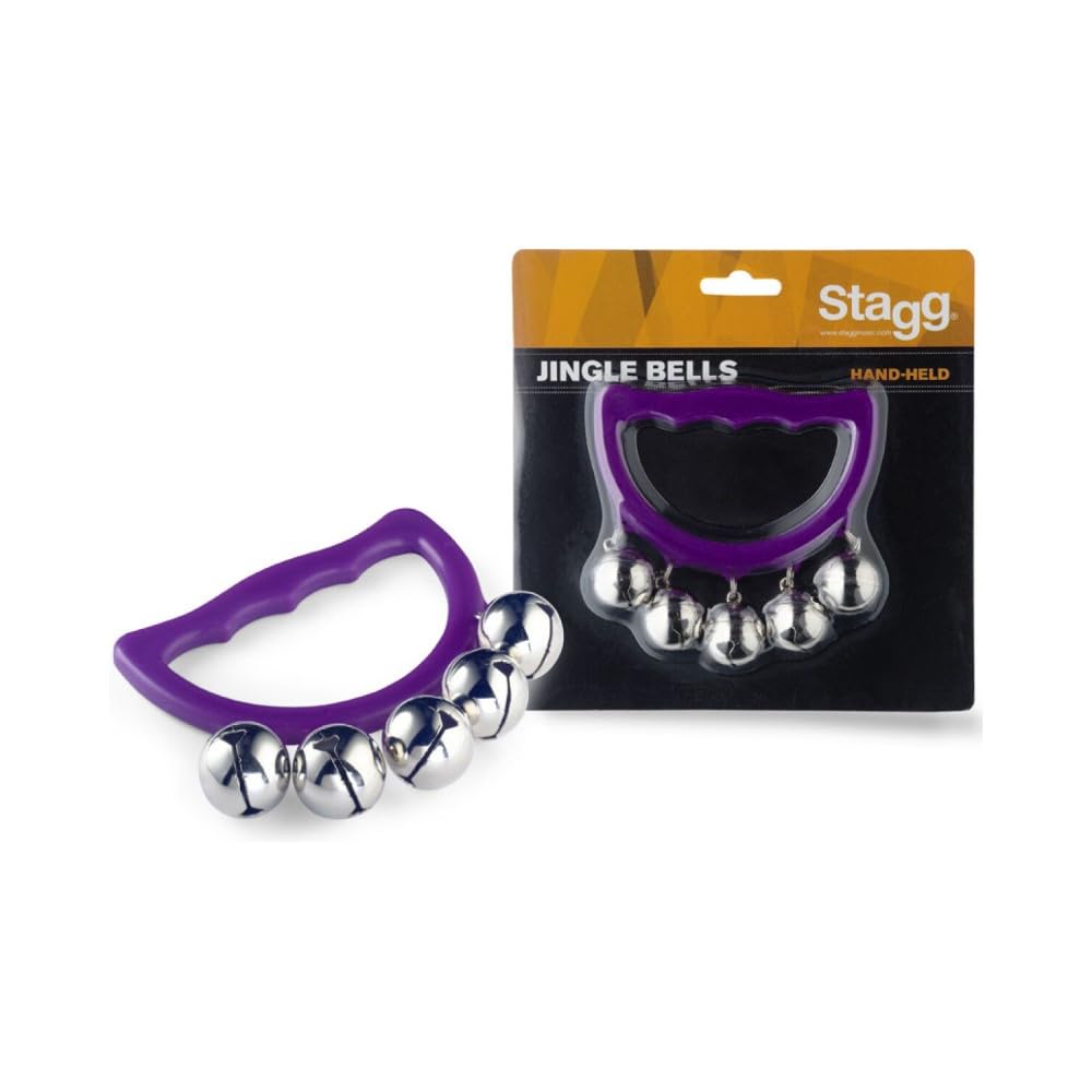 Stagg SHB5 PP Plastic Hand Bells - Purple