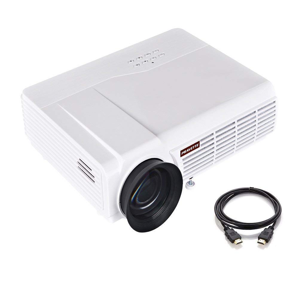 セール Hdmiケーブル付属 小型 プロジェクター 1080フルhdビデオ1280 768解像度 3500ルーメン ミニプロジェクター アウトドアled B07gwrpszv 日本語説明書付き 3年保証 標準的なカメラ三脚に対応 Usb マイクロsd Hdmi Av Vgaサポート パソコン スマホ タブレット