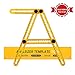 Multi Angle Measuring Ruler, Angle Template Tool- Measures All Angles Shapes, Function Universal Square Layout Tools Easy Use for Handymen, Builders, Craftsmen ABS Ruler (Yellow)