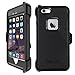 iPhone 6s Plus Case, iPhone 6 Plus Case Heavy Duty Dual Bumper cover Shockproof Built-in Screen Protector Rugged Hybrid Hard Shell With Kicstand for iphone 6s plus (black)