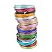 Inspirelle 20 Colors Aluminum Craft Wire Bendable Metal Wire for Jewelry Craft Making, 10M Each Color (18 Guage (1.0mm))