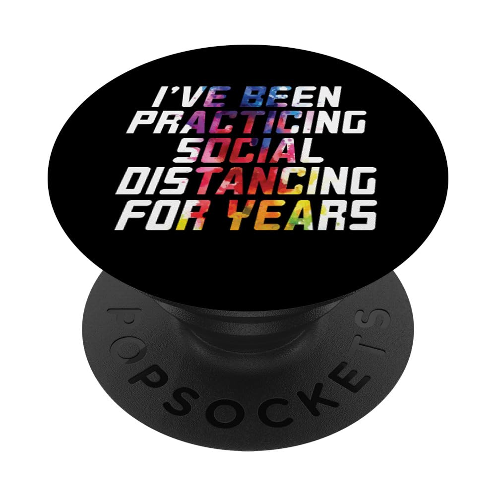 I Social Distancing forever Programmer PopSockets Swappable PopGrip