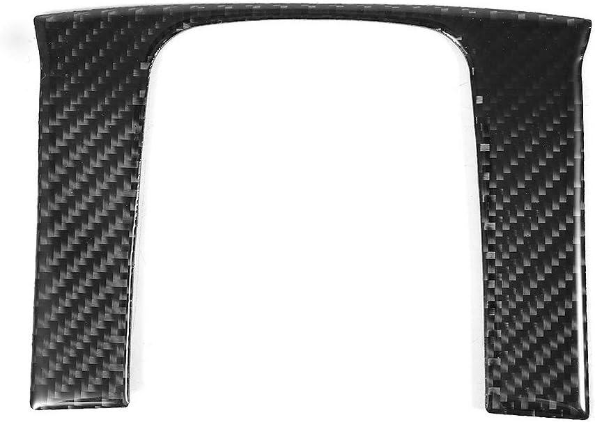 Fydun Gear Shift Panel Trim Carbon Fiber Car Gear Cover Frame Stickers Fit for Honda Civic 2016-2017