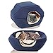 PREMIUM Pet Bed/Cave, Cat Bed and Cave, Small Dog Bed, 2-in-1 foldable, soft, warm, washable pet bed with a pillow. Size 16