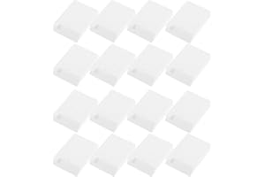 UKCOCO 200 PCS Plastic Scientific Cassettes Square Hole Tissue Processing Embedding Cassettes (White)
