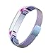 Tecson Metal Milanese Replacement Bands Compatible Fitbit Alta and Alta HR and Ace, Small, Colorful