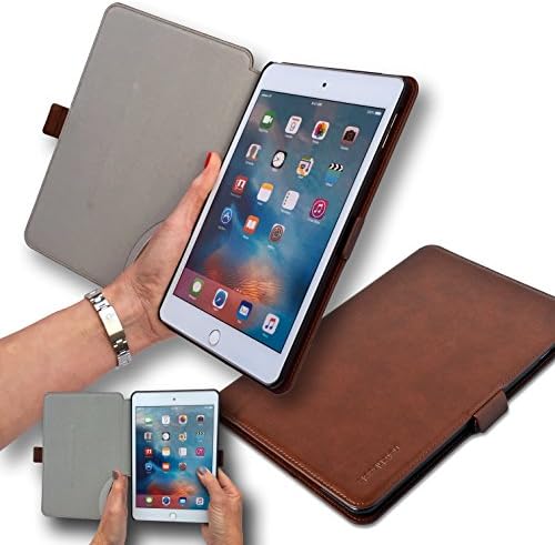 NOTCHBOOK Case for iPad Mini 2 with NEW Comfort Flap and Stand Feature. Thin Cover is a premium accessory for the iPad mini 2 (Leather Like Brown)