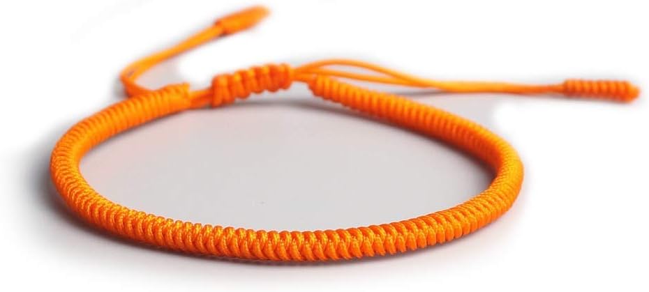 EXINOX Tibetan Spiritual Bracelet for Men and Women, Handmade, Traditional Buddhist Knot