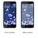 Orzero (2 Pack) Compatible for HTC U11, U 11, Ocean (Full Coverage) Tempered Glass Screen Protector, 2.5D Arc Edges 9 Hardness HD Anti-Scratch (Lifetime Replacement)-Black