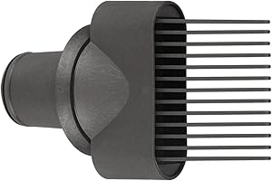 BVACUMHEAD Wide-Tooth Comb Attachment Nozzles for Dyson Supersonic Hair Dryer Hd01 Hd02 Hd03 Hd04 Hd08 Tools Accessaries Parts (Wide-Tooth Comb), Black