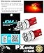 JDM ASTAR Extremely Bright 3014 Chipsets 194 168 2825 W5W T10 New Style LED Bulbs,Brilliant Red