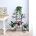 7 Tier Metal Plant Stand Shelf Indoor Wrought Iron Plant Stands Outdoor Multilayer Potted Planters Display Rack Patio Garden, Size: 66 x 22 x 102cmthumb 3