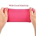 Bememo 4 Pairs Moisturizing Gel Socks Soft Spa Gel Socks for Repairing and Softening Dry Cracked Feet Skins (Pink, Rose Red, Blue and Purple)