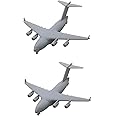2PCS Transport Plane Model C-17 Globemaster III 1/700 1/400 1/350 Scale Resin Model Airfreighter Transporting Aircraft DIY Handicraft Enthusiasts(1/700 (76mm))