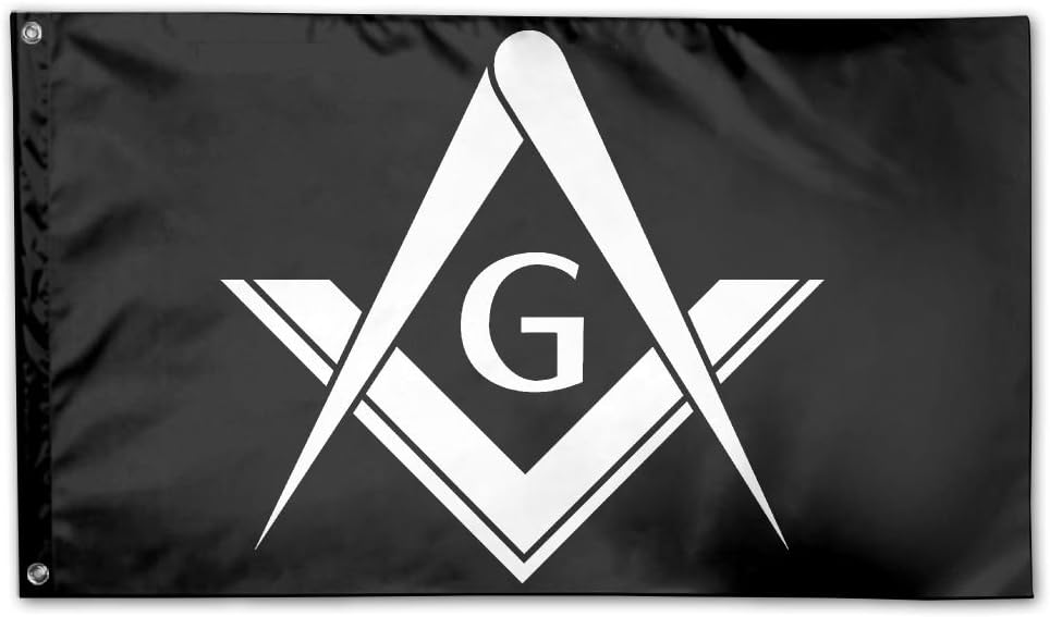Masonic 100% Polyester Fiber Garden Flag 3 'x 5 '