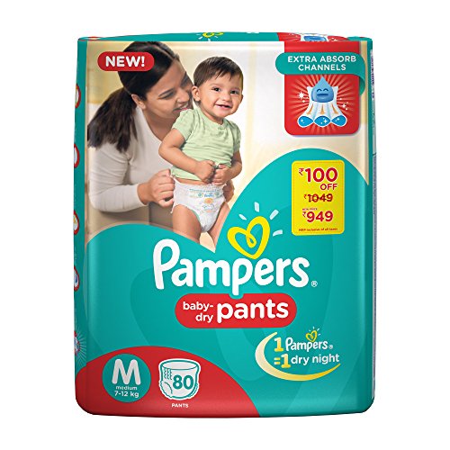 pampers pants medium size offers