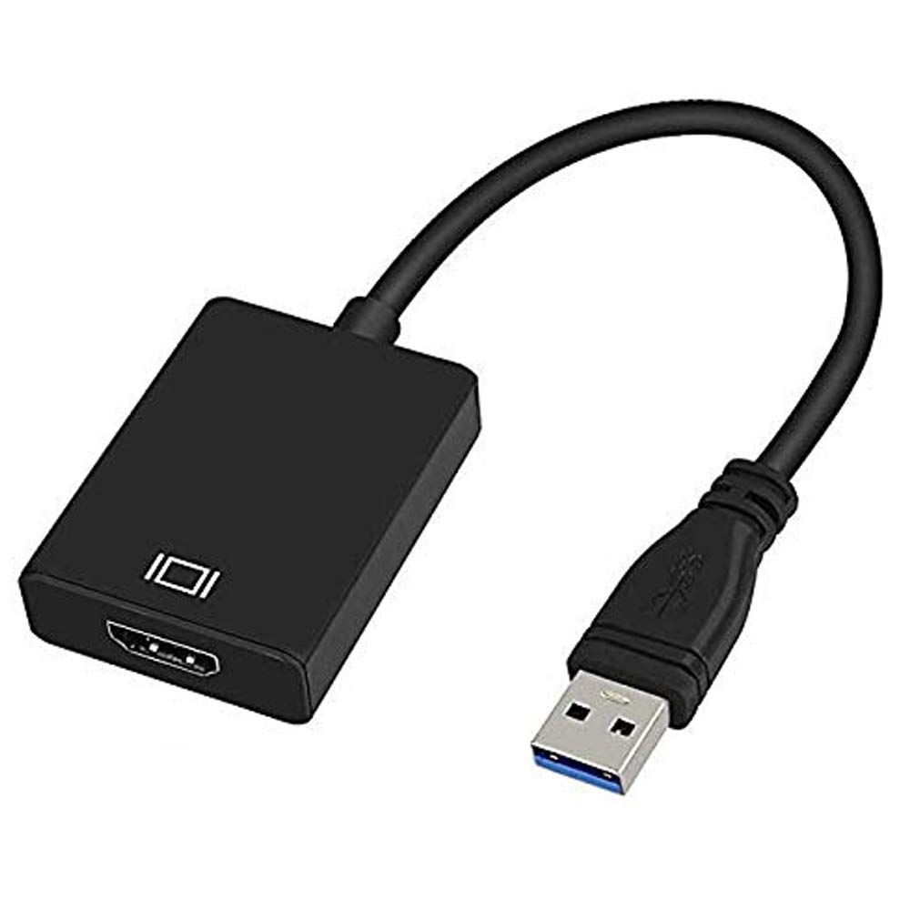 USB to HDMI, USB 3.0 to HDMI Adapter Cable Multi-Display Video Converter for Windows 7 8 10 Desktop Laptop PC to Monitor, Projector, HDTV