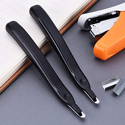3 PCS Professional Magnetic Staple Remover Puller Rubberized Staples Remover Staple Removal Tool for School Office Home (Black) - Thumbnail 6